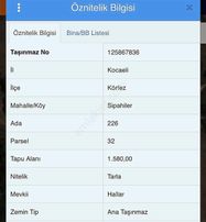 Vefa Gayrimenkulden 2 Parça 2462 M² Satılık Arsa