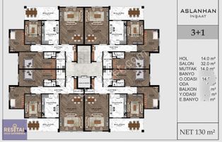 Lansman Özel Balkan Zen Projesinde Satılık 2+1 Daireler