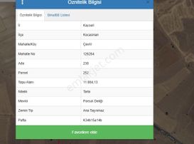 Çevril De Tek Tapu 12.000 M2 Satılık Tarla