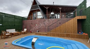 Satılık | Çakallı'da Turizm Ruhsatlı Havuzlu Bungalov