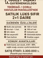 Havuzlar Mahallesi Sıfır Ara Kat 2 + 1 Daire Satılık Araç Takasına Açık