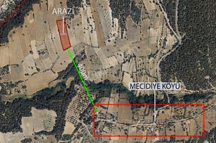 Denizli Bozkurt Mecidiyede Köye 400m 7.175 M² Yollu Tarla