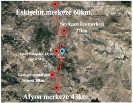Eskişehir Seyitgazide Yatırımlık Müstakil Arazi 8.570 M²