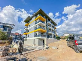 Alanya Oba'da Satılık Sıfır 1+1 Amerikan Mutfak Geniş Daire