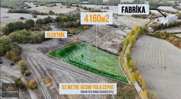 Kırıkköyde Köy Manzaralı 4.160m2 Hobi Bahçesi !