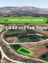 Bursa Nilüfer Yolçatı 1.440m2 Tek Tapu Yatırımlık Satılık Tarla