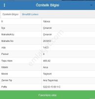 Yalova Çınarcık Da Ticari+konut İmarlı Satılık Arsa