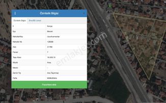 Meram 8 Kata İmarlı Satılık Arsa Müteahhit Girdi 4+1 Daire Eder