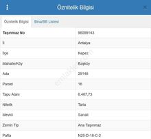 Kepez Başköy'de 6.468 M2 Satılık Tarla