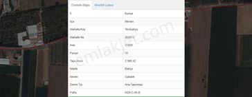 Yenibahçe'de 3000 M2 Satılık Bahçe Elektrik Ve Su Mevcut