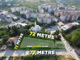Yalova Sultaniyede 24 Tane 2+1 Yapılan 4 Kat İmarlı 1000m² Arsa