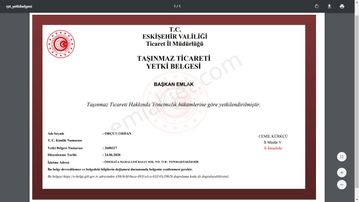 Başkan Emlaktan Satılık Mahmudiye Yeni Mah 14.421 M2 Tarla