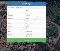 Borsem'den Dikili Merkezde Satılık 343 M² Konut İmarlı Arsa