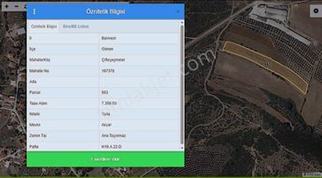Mir'den Balıkesir Gönen Çifteçeşmeler De Satılık Mükemmel Tarla