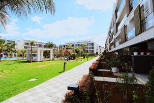 İskele Long Beach Courtyard'da Eşyalı Daire | Tekce