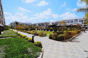 İskele Long Beach Courtyard'da Eşyalı Daire | Tekce