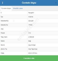 Avanos Çavuşin Köyünde 2900 M2 Satılık Üzüm Bağı