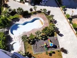 Mezitli Tece'de Aqua Park & Hamam & Sauna & Gerçek 3+1 Daire