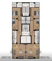 Atatürk Caddesi Üzerinde Satılık Sıfır 2+1 Net 75 M2 Daire