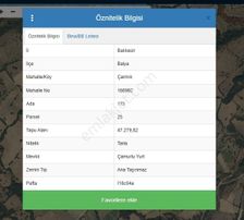 Balıkesir'de Satılık Tarla