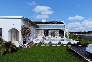 Urla Kuşçular 500 M2 Arsa İçinde Tek Katlı Satılık Lüks Villa