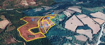 Çanakkale Yenice Taban Köyün'de Satılık 85.250 M² Tarla