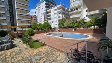 Mahmutlarda Site İçerisinde Kiralık 1+1 Daire