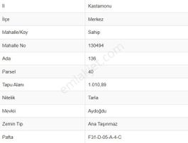 Kastamonu Merkez Satılık Arazi