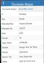 İdamax,tan İbradı Yukarı Mahalle,de Satılık Tarla