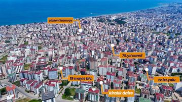 Geniş Balkonlu 2+0 Kombili Kiralık Daire