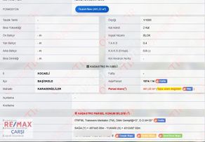 Başiskele Kullarda 441 M2 Ticari İmarlı Köşe Parsel