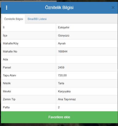 Araç Takasına Açık Günyüzü Ayvalı Mahallesinde Köy İçi Satılık Tarla