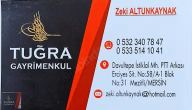 Tuğra'dan Erdemli Üzümlü Mh.de Satılık Ev Yeri Tuğra'dan Erdemli Üzümlü Mh.de Satılık Ev Yeri