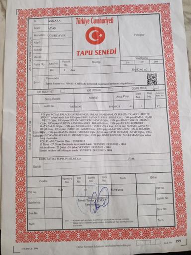 Ankarada Termal Tapulu Devremülk