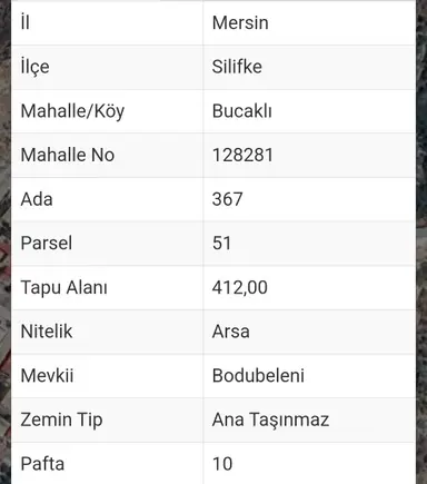 Silifke Ankara Mahallesinde Satılık Parsel Silifke Ankara Mahallesinde Satılık Parsel