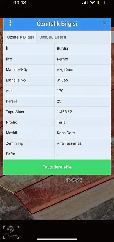 Kemer Akçaören 1.368 M2 Satılık Tek Tapu Tarla Kemer Akçaören 1.368 M2 Satılık Tek Tapu Tarla