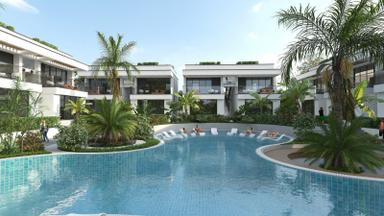 Kıbrıs, Girne, Esentepe %35 Peşin 24 Ay Vade 107m2 Penthouse