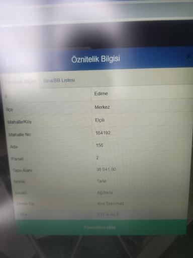 Edirne Elçili Köyünde Satılık Tarla
