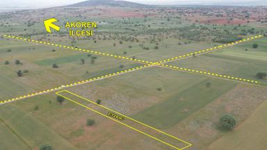Konya Akören Ağalar'da Müstakil Tapulu 2729 M² Tarla