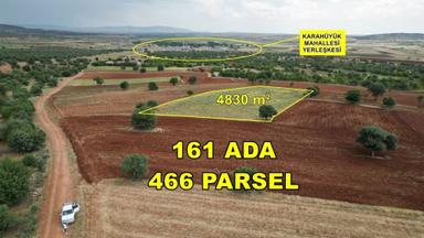 Konya / Akören / Karahüyük De 4.830 M² Emsalsiz Fiyat Fırsat Tarla