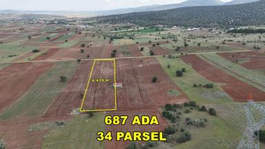 Konya / Akören Merkez2de 6.439 M² Tek Tapu Tarla