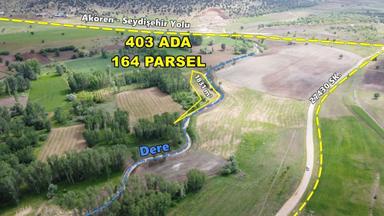 Konya / Akören / Tülce 1.831 M² Dere Dibinde Tarla
