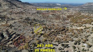Konya / Bozkır / Işıklar Mahallesinde 1.835 M² Müstakil Tapulu Tarla