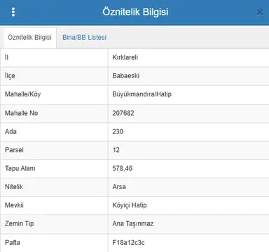 Babaeski'de 578metrekare Fırsat Arsa!!