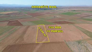 Konya / Akören / Orhaniye Tarıma Ve Hayvancılığa Uygun 5.648 M² Tarla