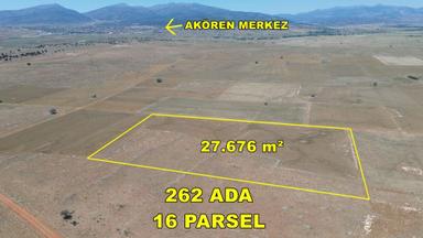 Konya / Akören / Orhaniye Mahallesinde 27.676 M² Müstakil Tapulu Tarla