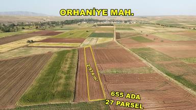 Konya / Akören / Tülce'de 2.974 M² Müstakil Tapu Tarla