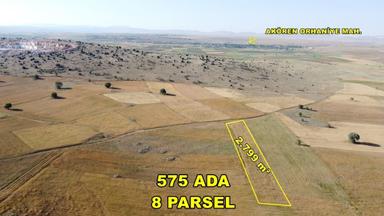 Konya / Akören / Hacılar'da 2.799 M² Yatırıma Uygun Müstakil Tarım Arazisi