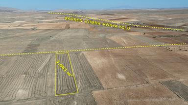 Konya / Akören / Orhaniye Mahallesinde 7.063 M² Müstakil Tarla