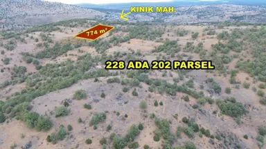 Konya / Bozkır / Hacılar Mahallesinde 774 M² Müstakil Tarla